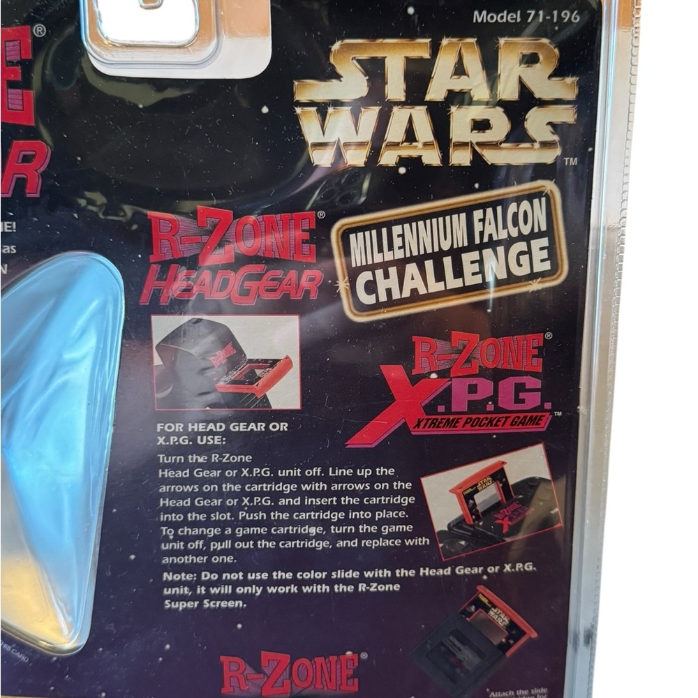 Star Wars Millennium Falcon Challenge Headgear Vintage Virtual Reality Game - Picture 8 of 8